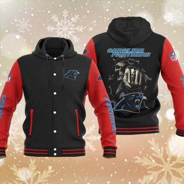 Carolina Panthers Baseball Jacket OK37 - Image 2
