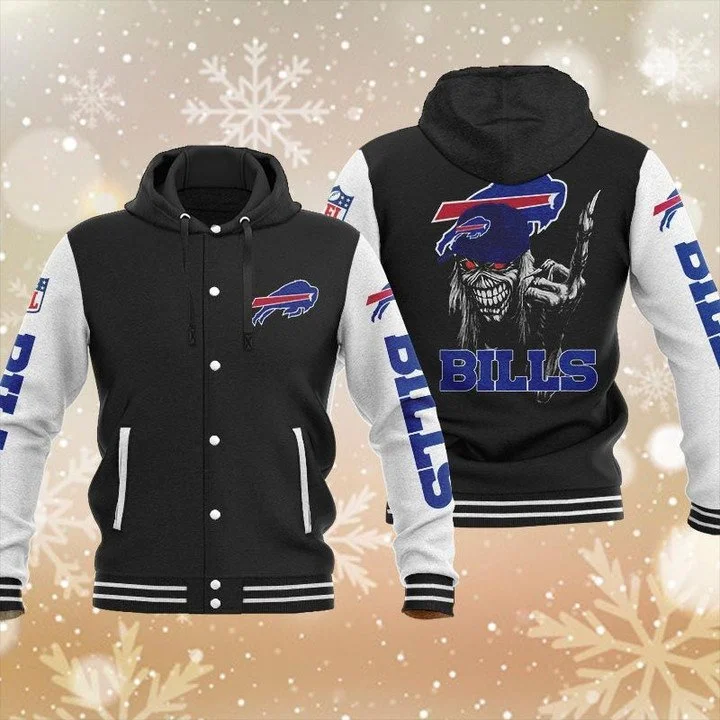 Buffalo Bills Baseball Jacket YJ85 - Image 2