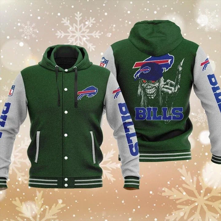 Buffalo Bills Baseball Jacket KB39 - Image 2