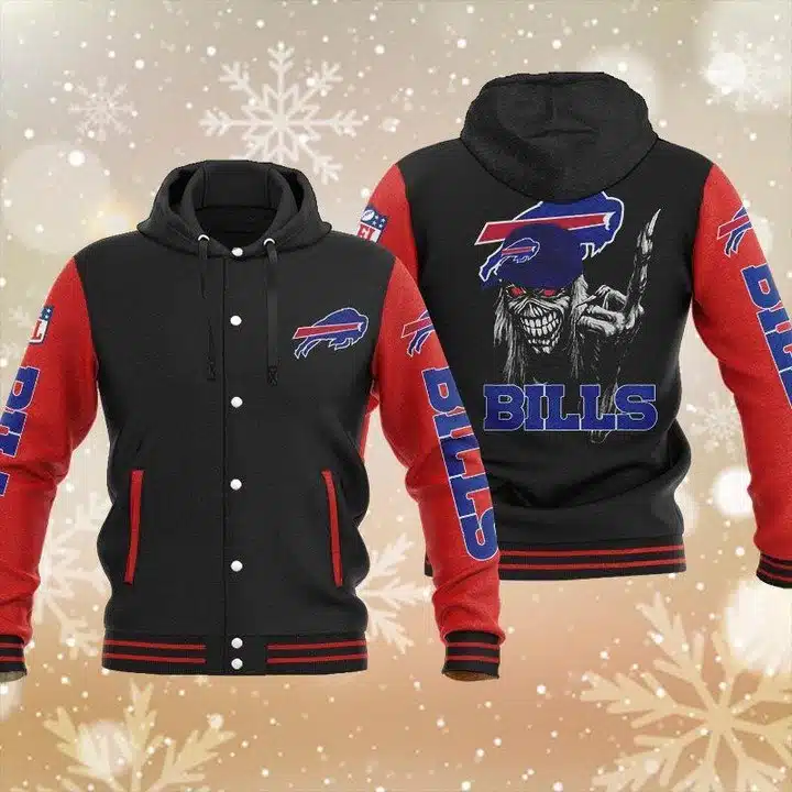 Buffalo Bills Baseball Jacket JS94 - Image 2