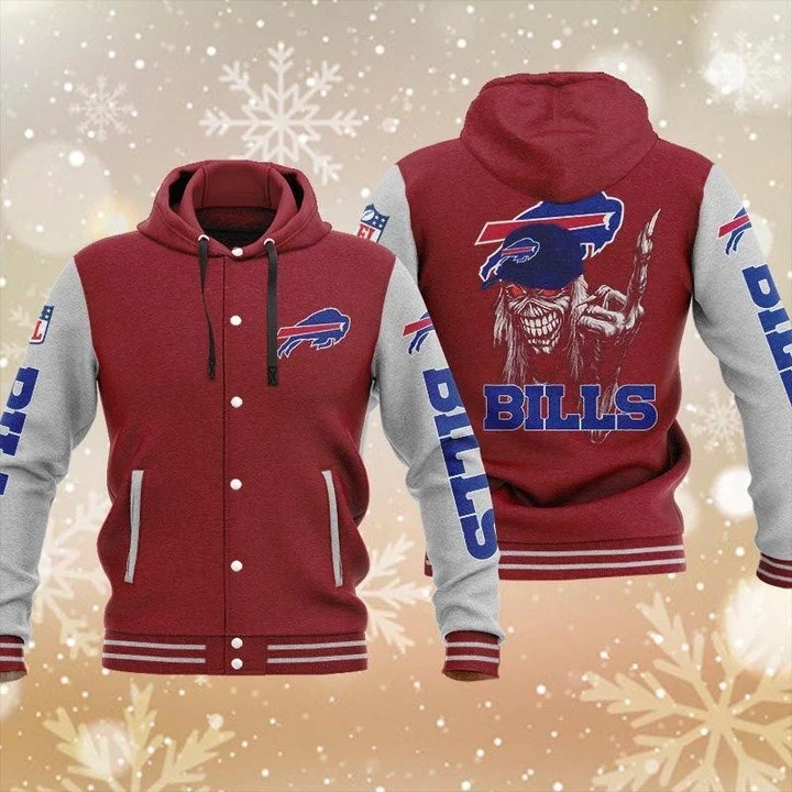 Buffalo Bills Baseball Jacket PR81 - Image 2