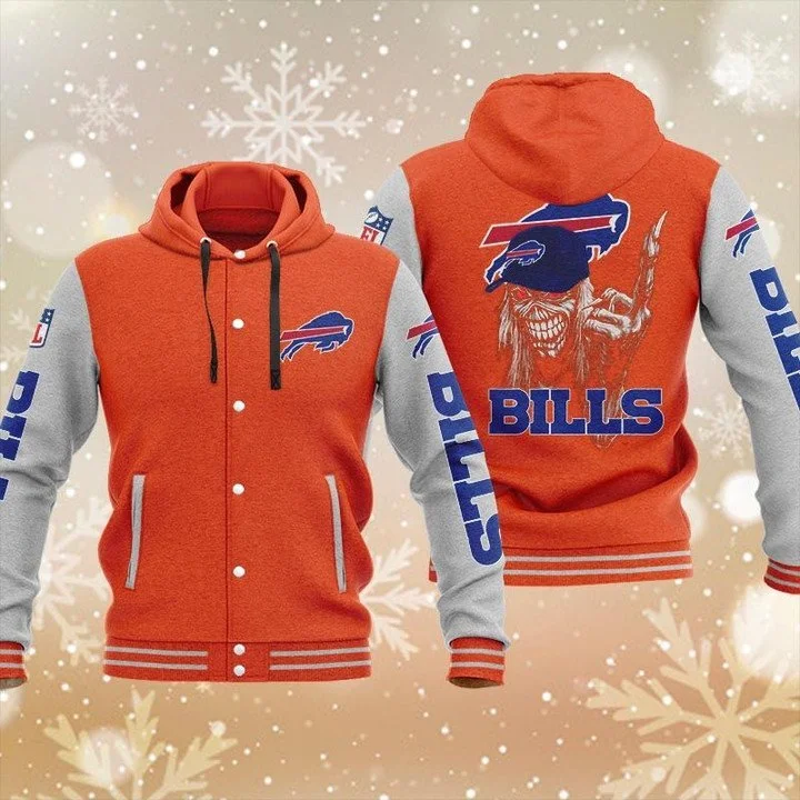 Buffalo Bills Baseball Jacket HX38 - Image 2