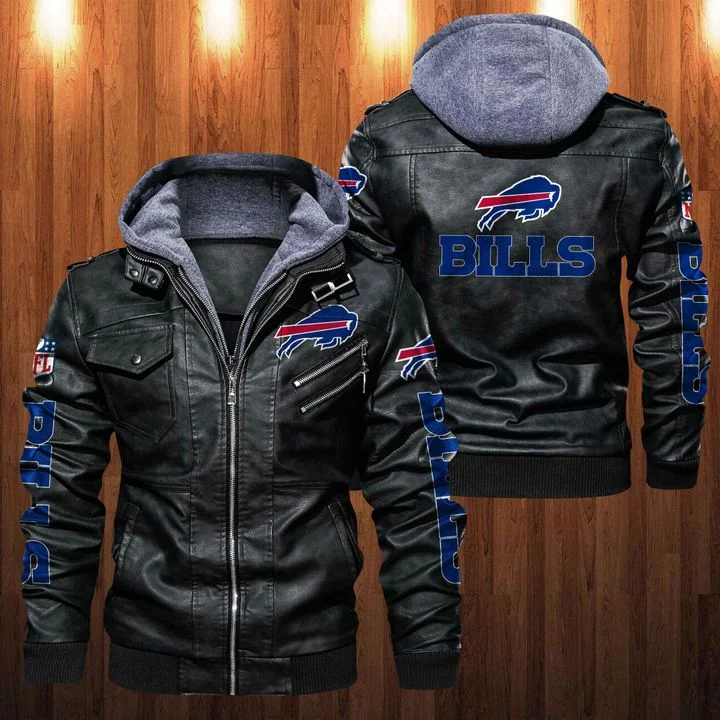 Buffalo Bills Leather Jacket KU92