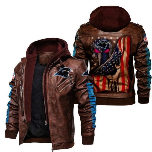 Carolina Panthers Leather Jacket YS85