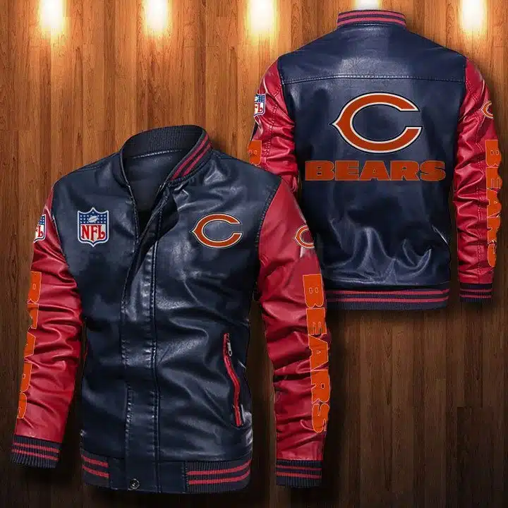 Chicago Bears Leather Jacket YH23