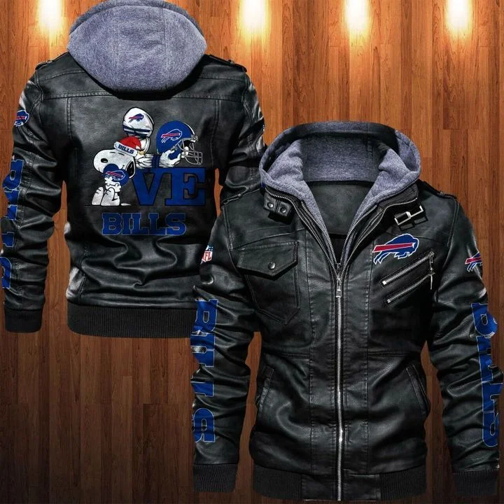 Buffalo Bills Leather Jacket XU37