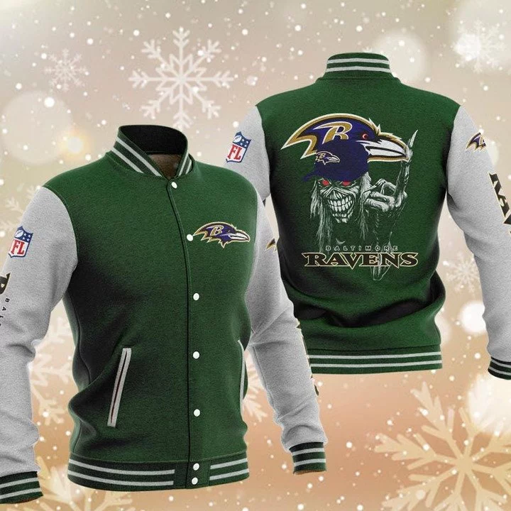 Baltimore Ravens Baseball Jacket JK81