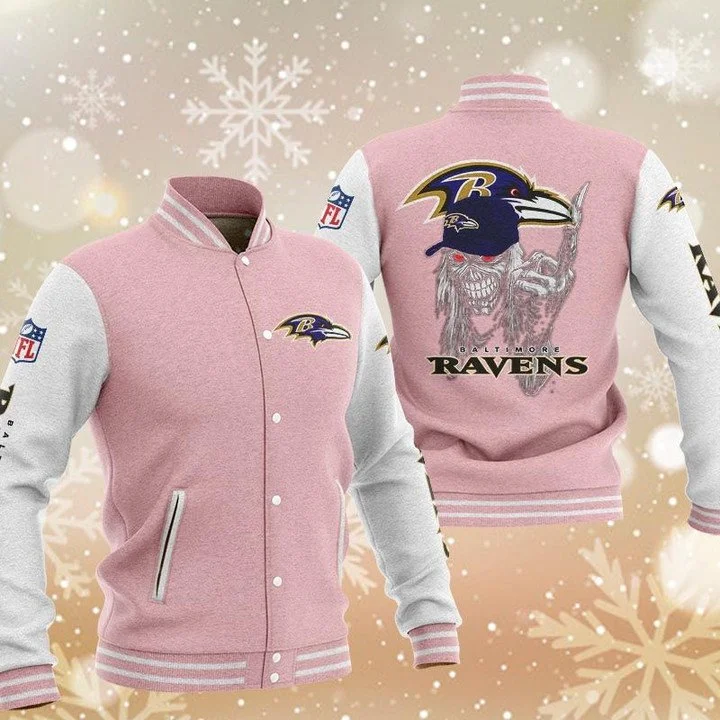 Baltimore Ravens Baseball Jacket LG12