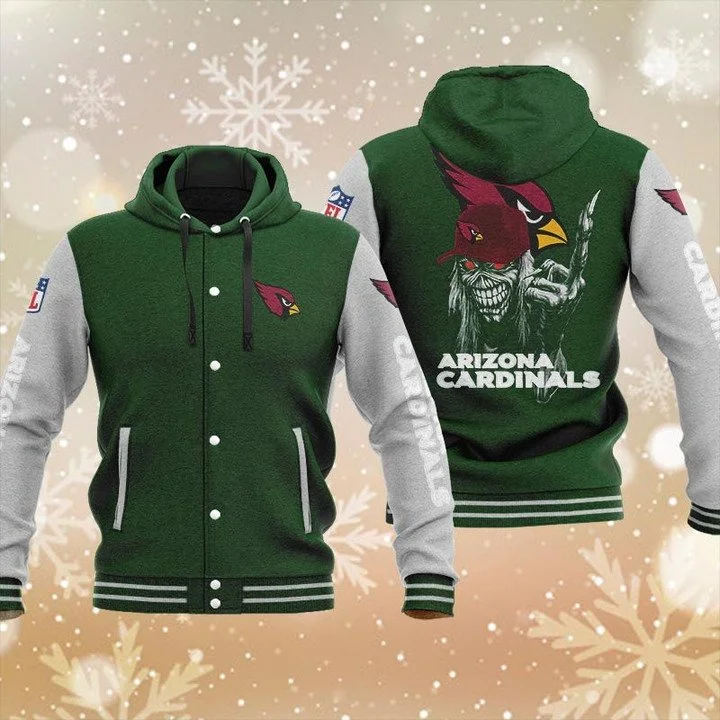 Arizona Cardinals Baseball Jacket UX03 - Image 2