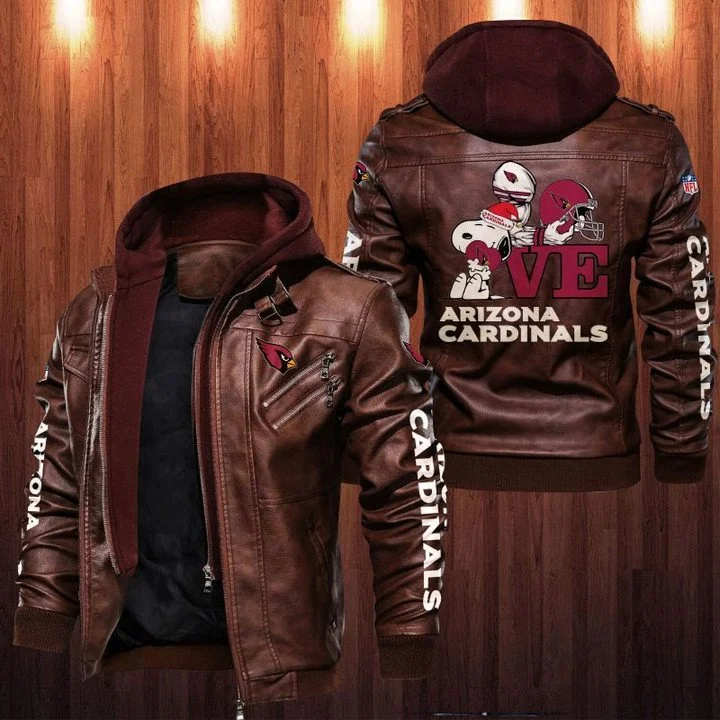 Arizona Cardinals Leather Jacket QM32