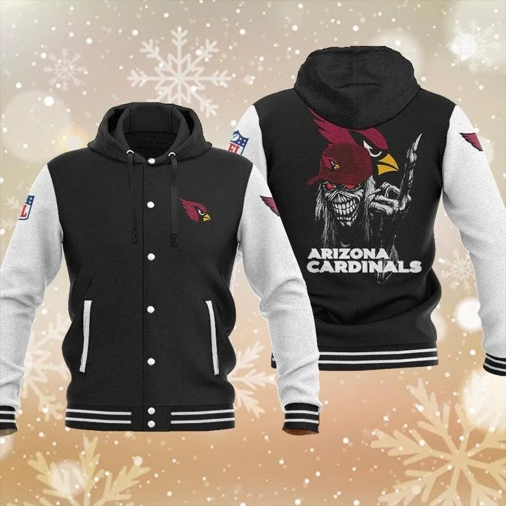 Arizona Cardinals Baseball Jacket PE71 - Image 2