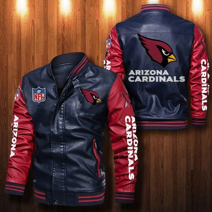 Arizona Cardinals Leather Jacket YK82