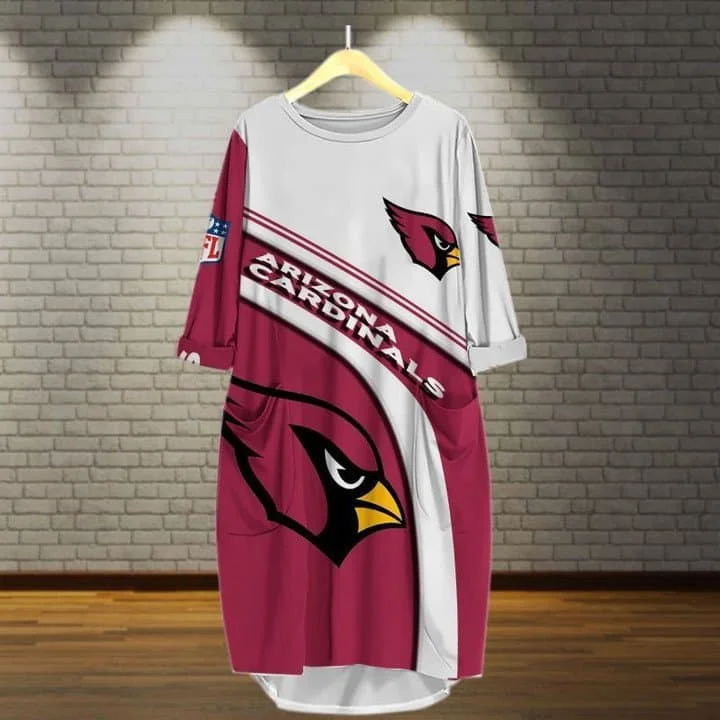 Arizona Cardinals Batwing Pocket DressFU78