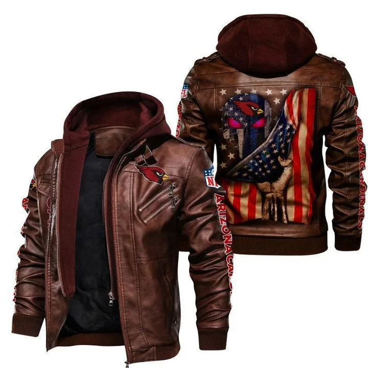 Arizona Cardinals Leather Jacket IU28