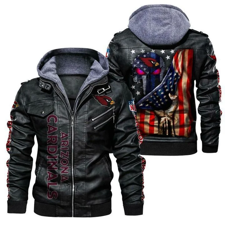 Arizona Cardinals Leather Jacket PY83