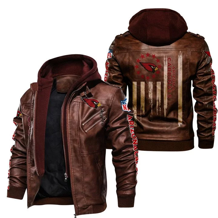 Arizona Cardinals Leather Jacket UG27