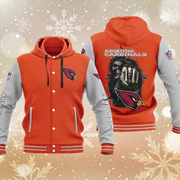 Arizona Cardinals Baseball Jacket VT72 - Image 2