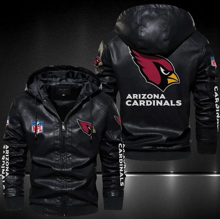 Arizona Cardinals Leather Jacket KN21