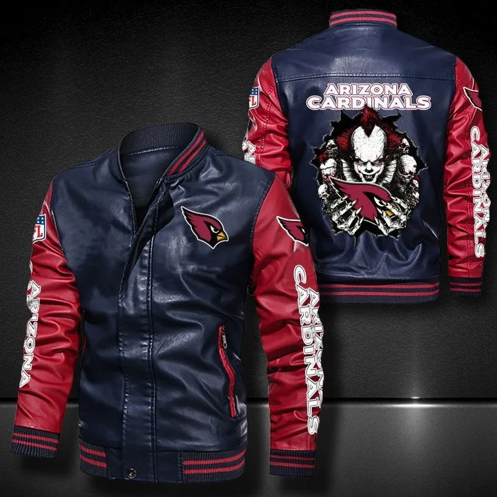 Arizona Cardinals Leather Jacket KR18