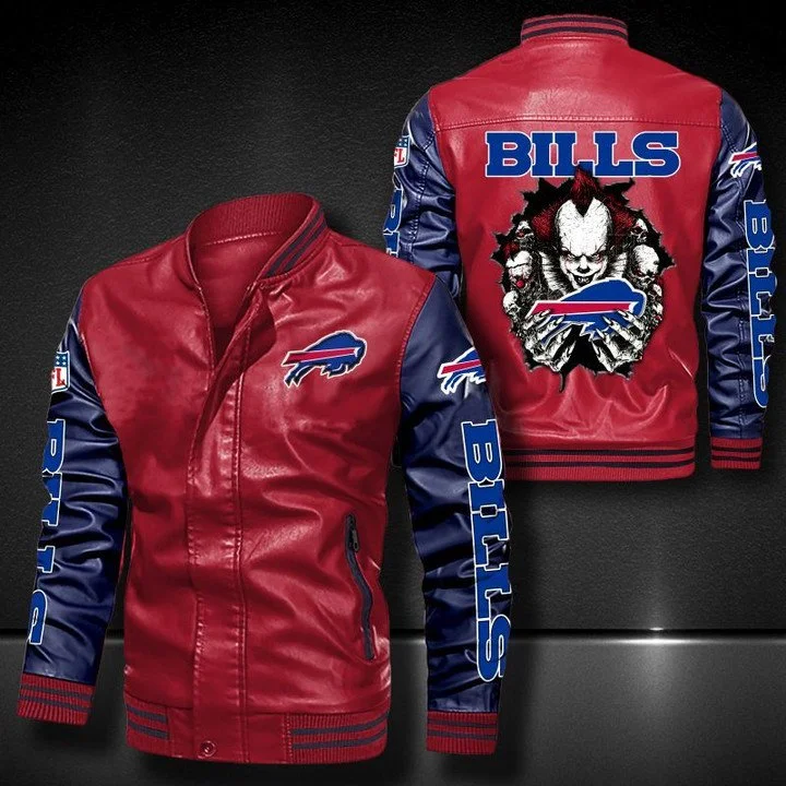 Buffalo Bills Leather Jacket LY36