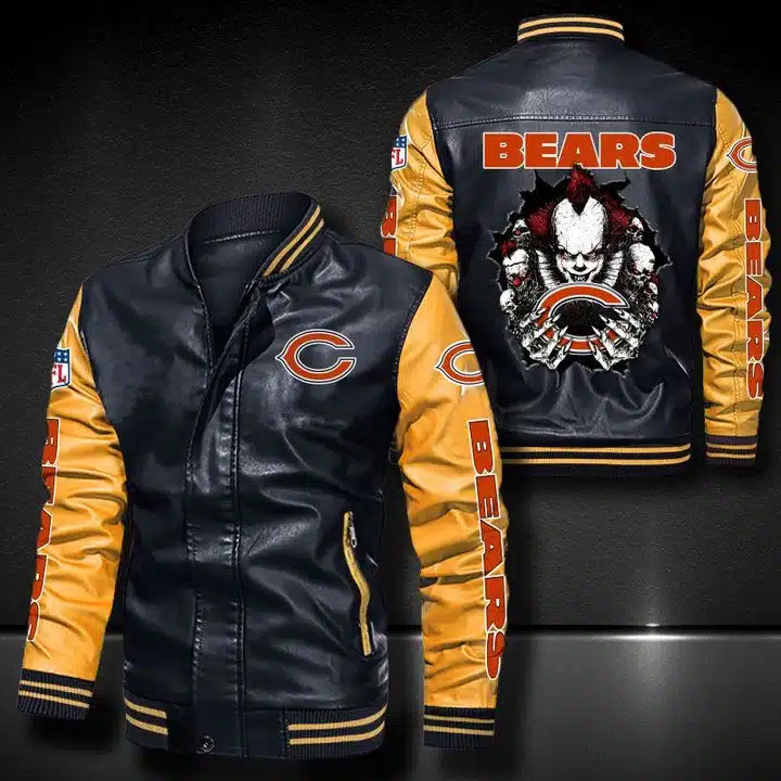 Chicago Bears Leather Jacket TO29