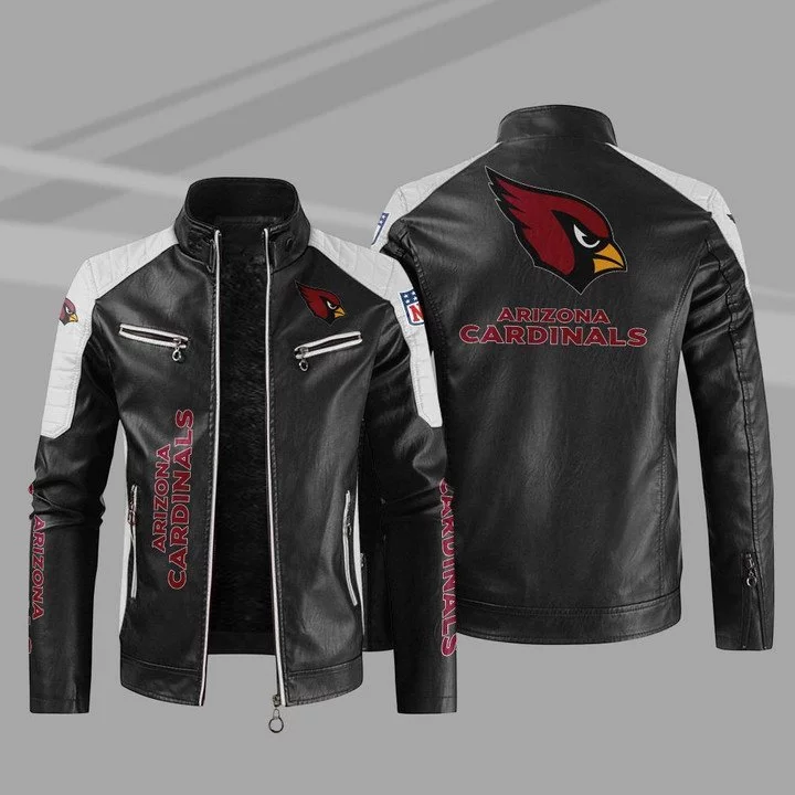 Arizona Cardinals Leather Jacket HU73