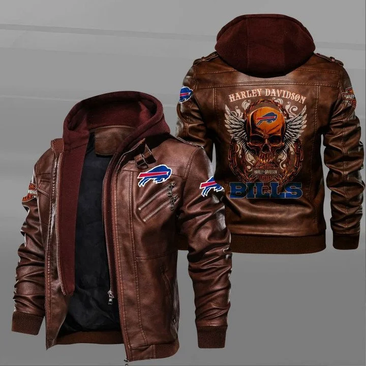Buffalo Bills Leather Jacket IV77