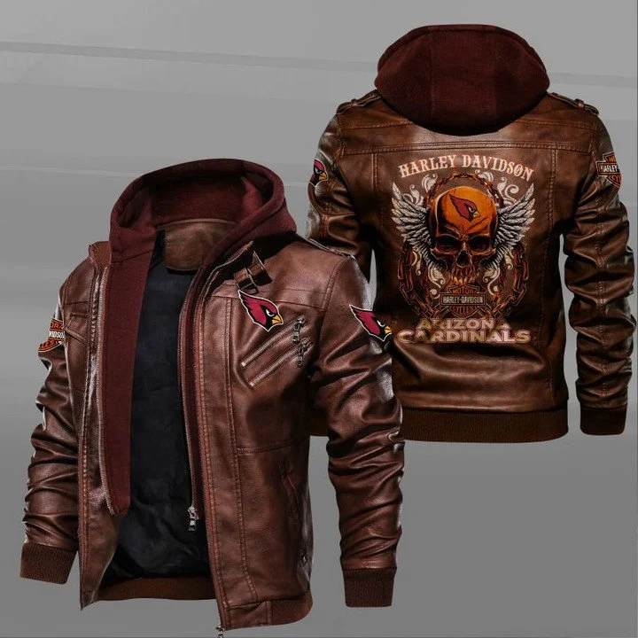 Arizona Cardinals Leather Jacket HY20