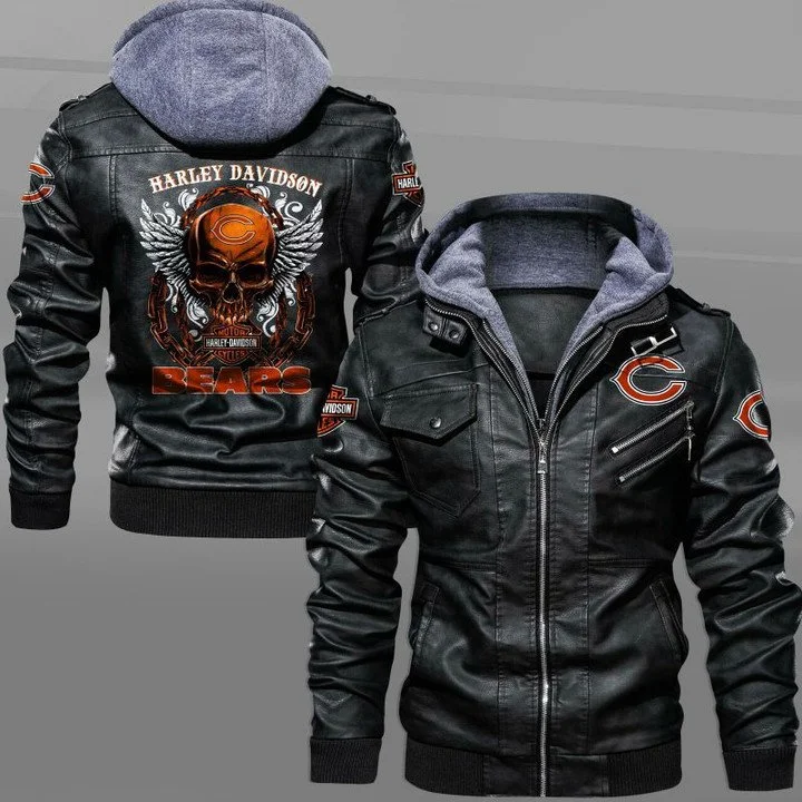 Chicago Bears Leather Jacket UV72