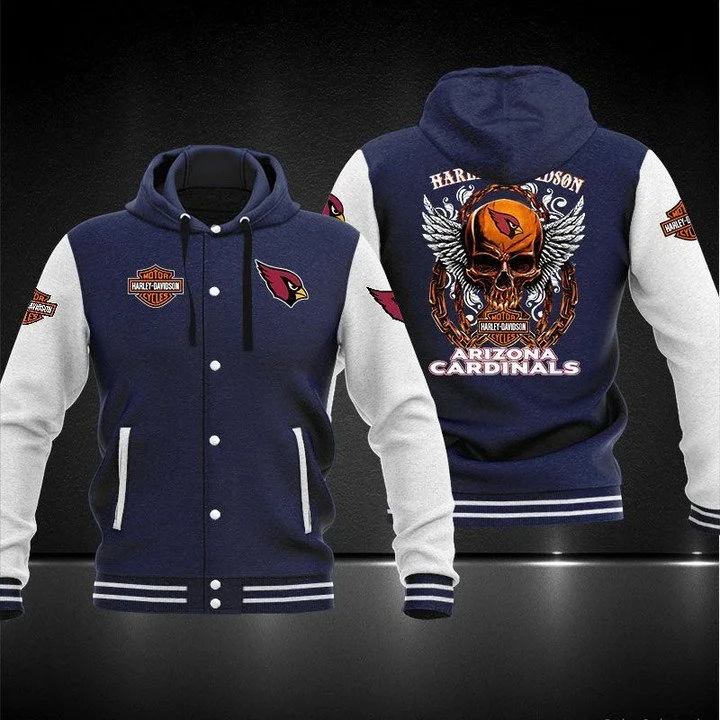 Arizona Cardinals Baseball Jacket OL38 - Image 2