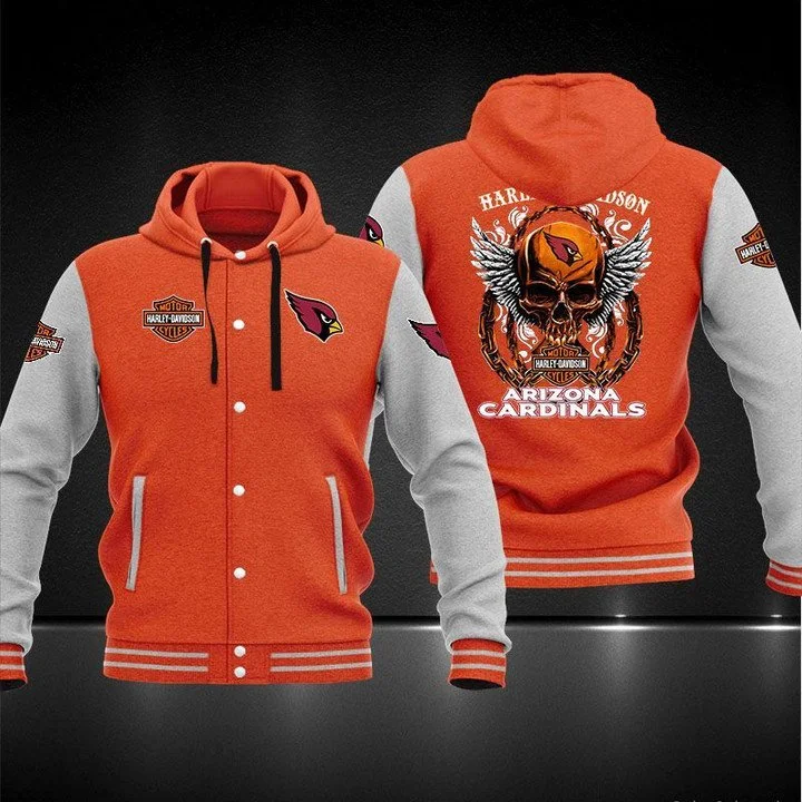 Arizona Cardinals Baseball Jacket KI92 - Image 2