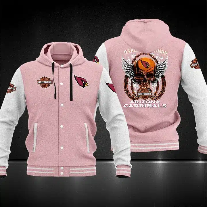 Arizona Cardinals Baseball Jacket QK84 - Image 2