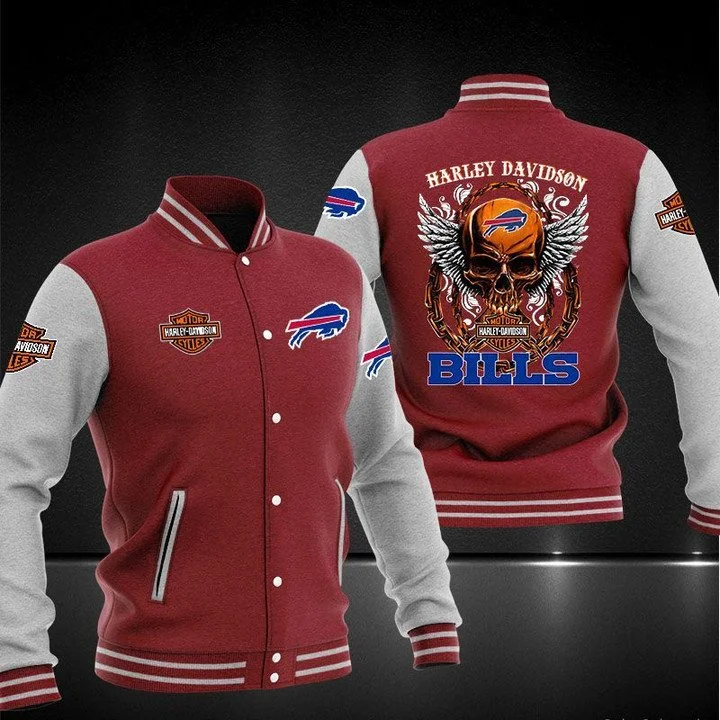 Buffalo Bills Baseball Jacket YC73
