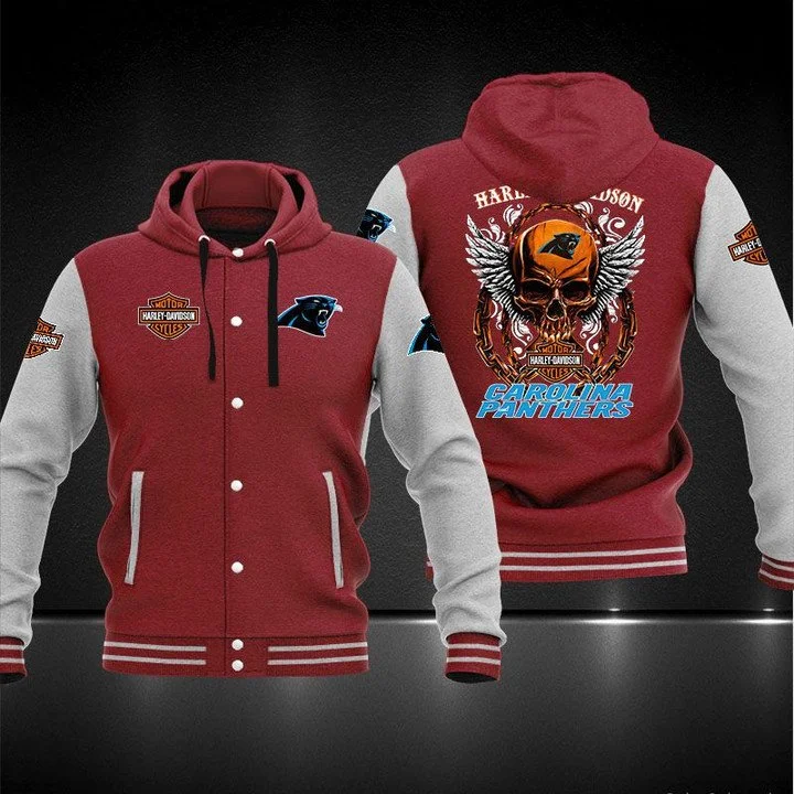 Carolina Panthers Baseball Jacket PG72 - Image 2