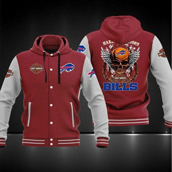 Buffalo Bills Baseball Jacket YC73 - Image 2