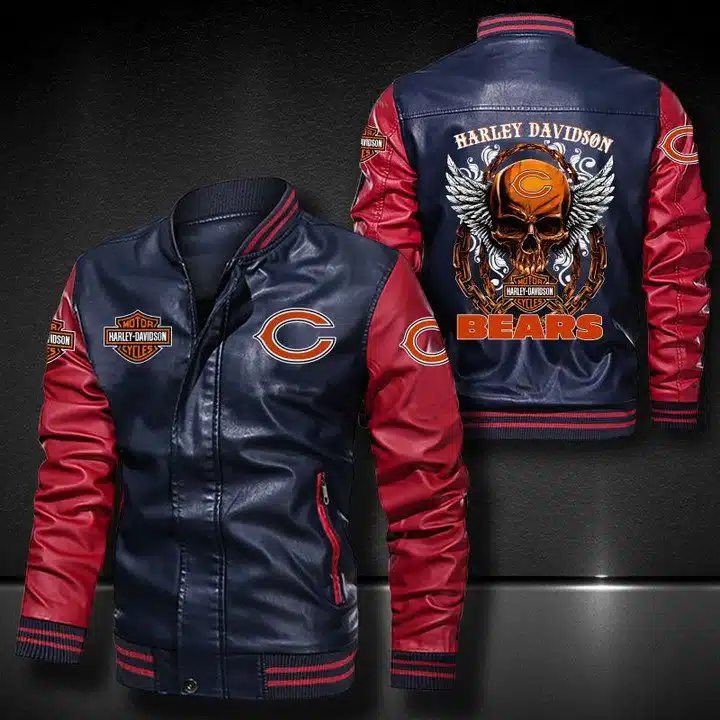 Chicago Bears Leather Jacket UJ82