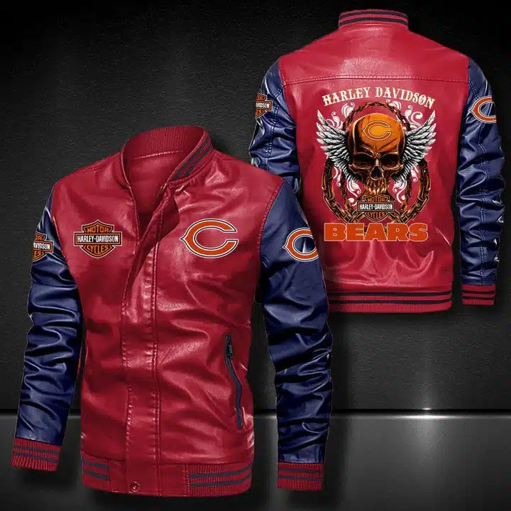 Chicago Bears Leather Jacket IX73