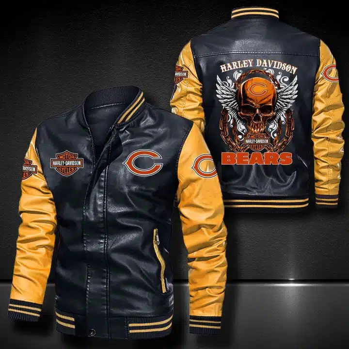Chicago Bears Leather Jacket OW84