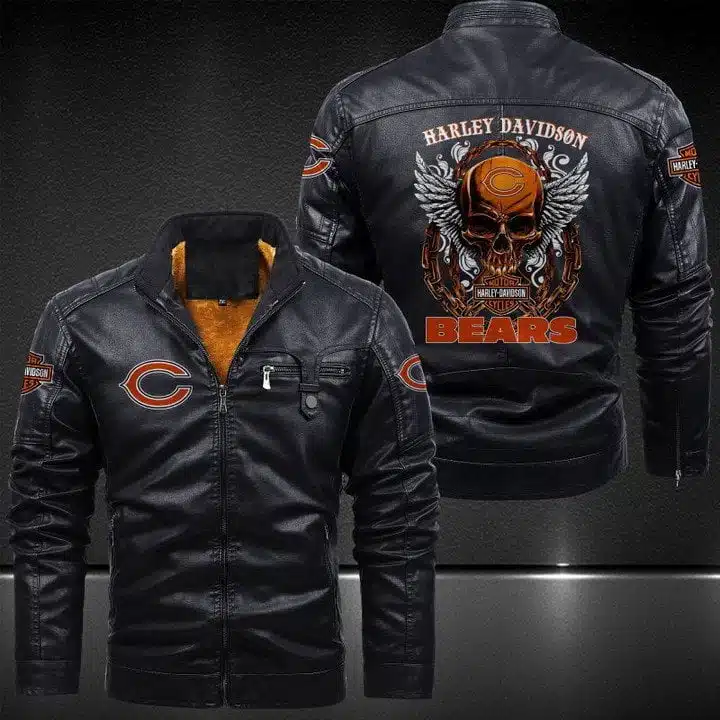 Chicago Bears Leather Jacket PA83