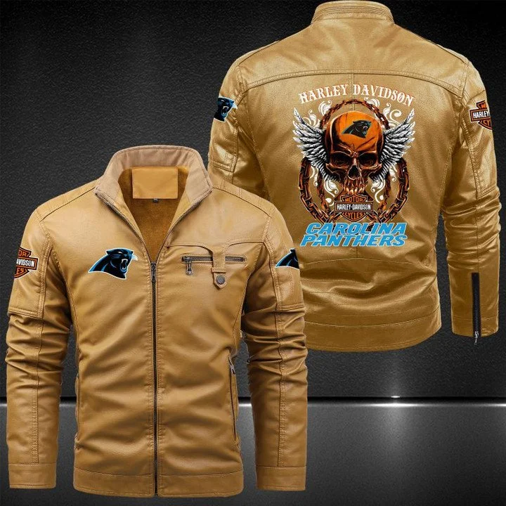 Carolina Panthers Leather Jacket FF98