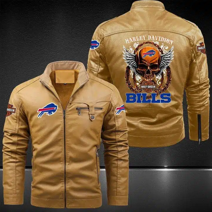 Buffalo Bills Leather Jacket HK27