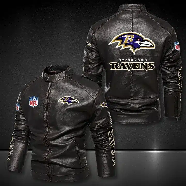 Baltimore Ravens Leather Jacket UY28