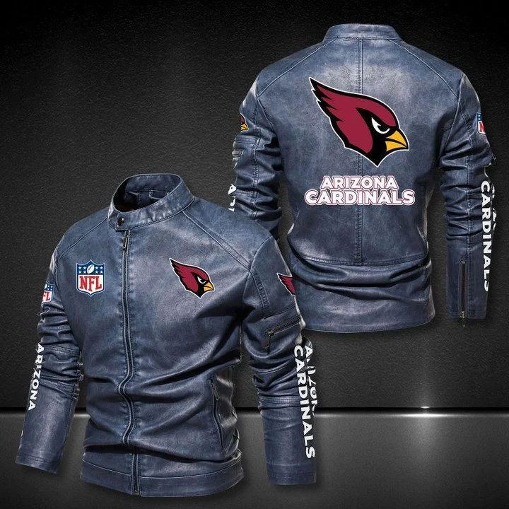 Arizona Cardinals Leather Jacket HG39