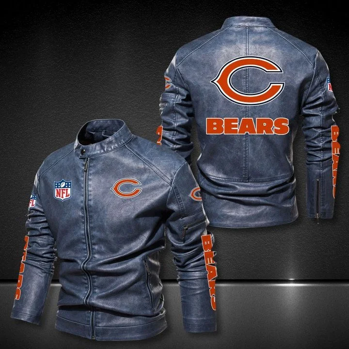Chicago Bears Leather Jacket UJ37