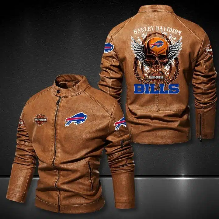 Buffalo Bills Leather Jacket ED83