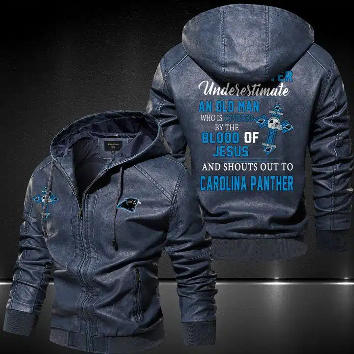 Carolina Panthers Leather Jacket PP22