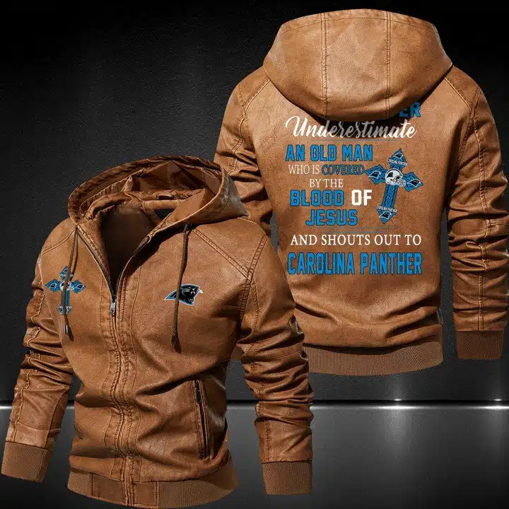 Carolina Panthers Leather Jacket HZ72