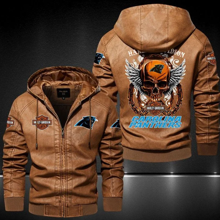 Carolina Panthers Leather Jacket HN29