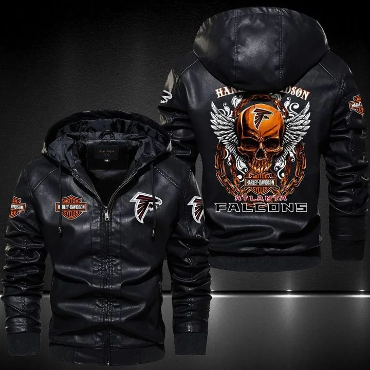 Atlanta Falcons Leather Jacket QQ51