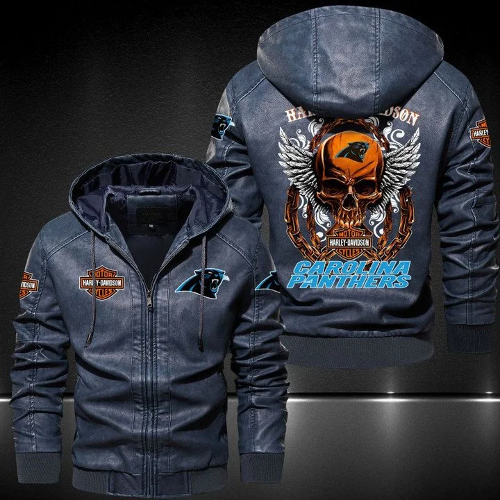 Carolina Panthers Leather Jacket KG55